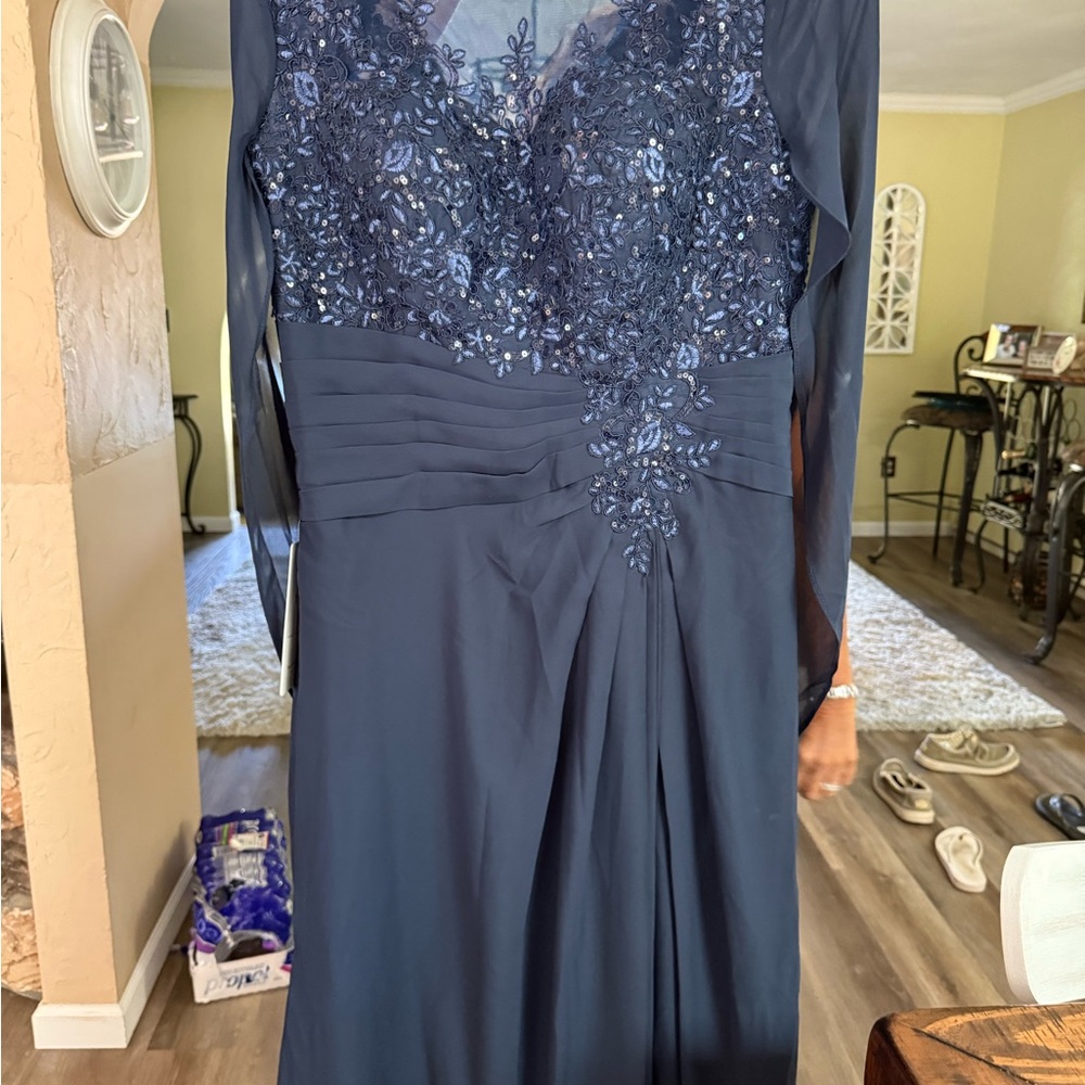 Navy Blue Mother of the bride/groom Dress